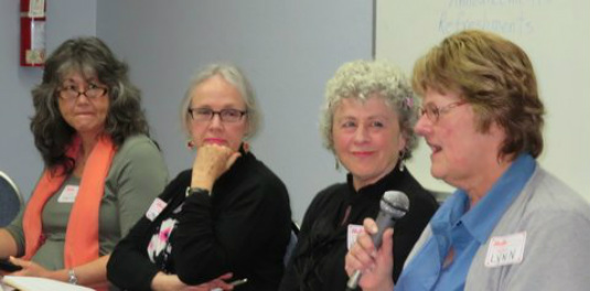 Karina Cotler, Margaret Kostner, Charlene Ford, and Lynn Kennely